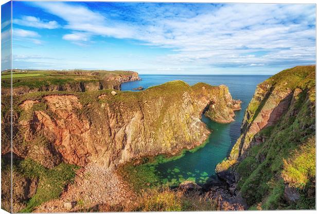 Bullers of Buchan 2 Canvas Print by Mike Stephen