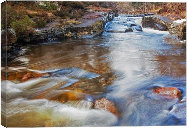 Linn of Quoich Canvas Print by Mike Stephen