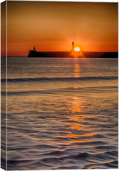 Aberdeen Sunrise Canvas Print by Mike Stephen