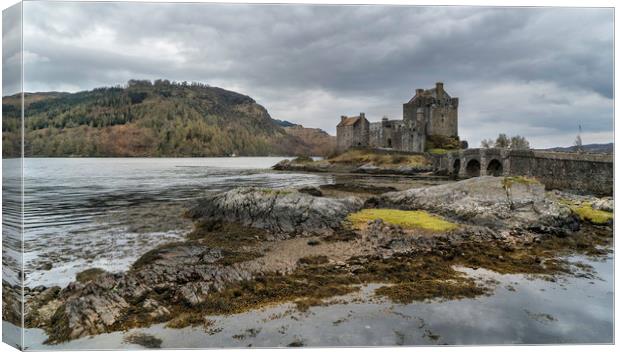 Eilean Donan Castle Canvas Print by Mike Stephen