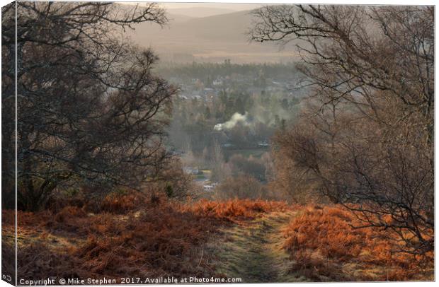 Grantown-on-Spey Canvas Print by Mike Stephen