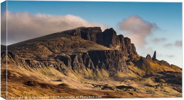 Old Man of Storr Canvas Print by Mike Stephen