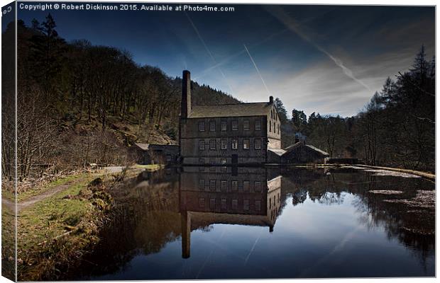  Gibson Mill Canvas Print by Robert Dickinson