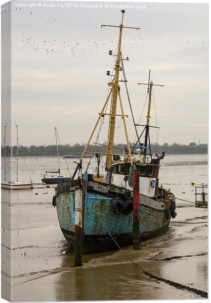 Old fishing boat Ranger Canvas Print by Brian Fry