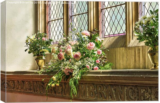 Floral Display Canvas Print by Brian Fry