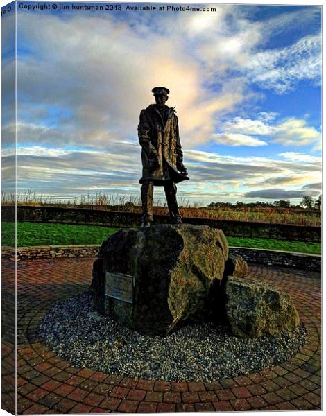 David Stirling the founder of the SAS Canvas Print by jim huntsman