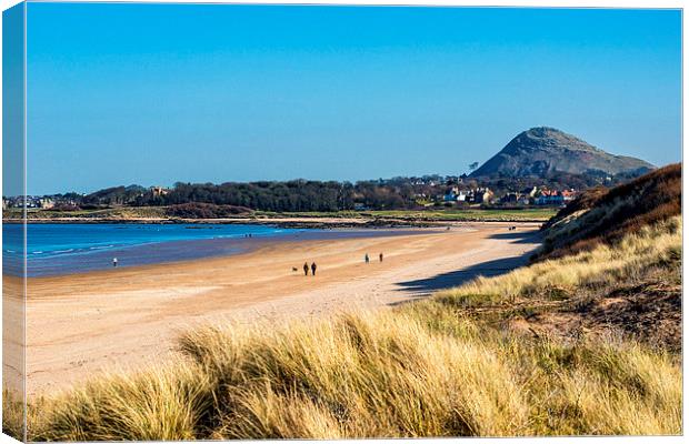 North Berwick View Canvas Print by Kevin Ainslie