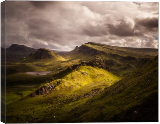 Classic view from the Quiraing Canvas Print by Kevin Ainslie