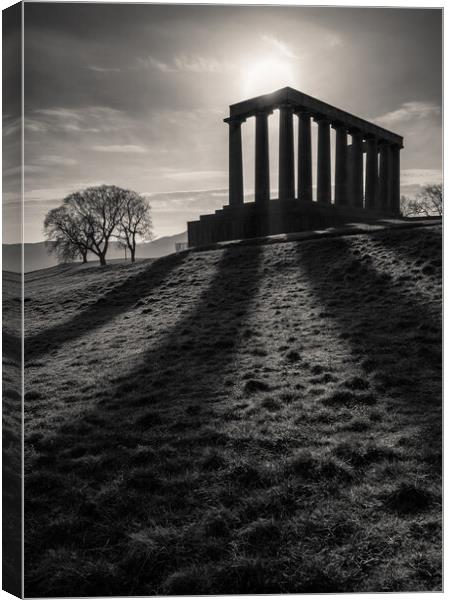 National Monument of Scotland Canvas Print by Dave Bowman