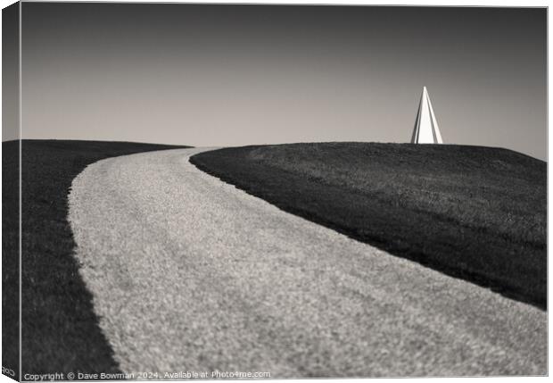 Path to the Light Pyramid Canvas Print by Dave Bowman