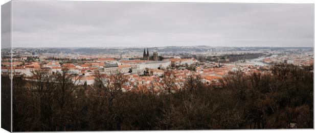 Prague Castle in Czech Republic Canvas Print by John Ly