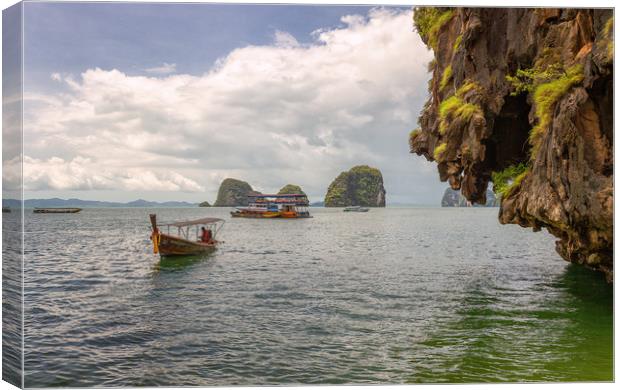 James Bond Island, Phuket, Thailand Canvas Print by John Ly