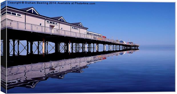 The Pier in Colour Canvas Print by Graham Beerling