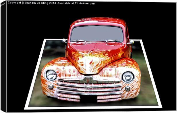  3D Custom Car Canvas Print by Graham Beerling