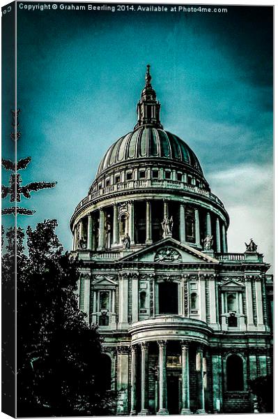 London St Pauls Canvas Print by Graham Beerling