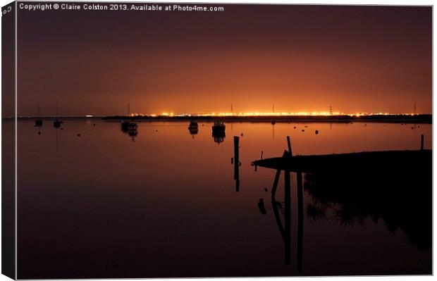 Sheppey Canvas Print by Claire Colston