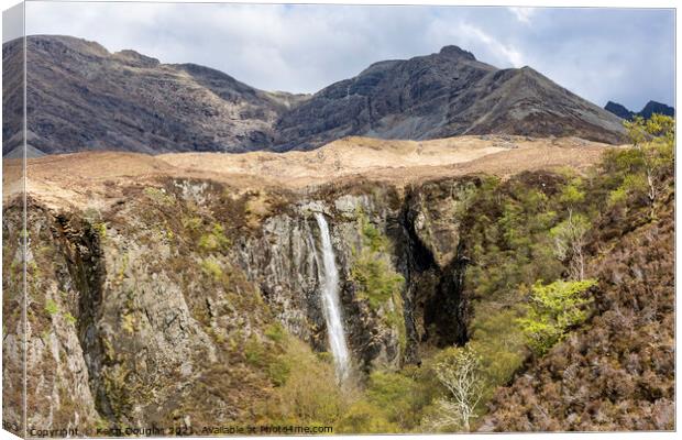 Eas Mor Waterfall, Isle of Skye, Scotland  Canvas Print by Keith Douglas