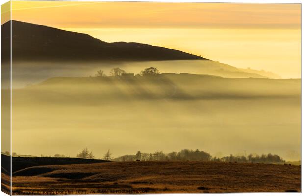 Shadows in the Mist Canvas Print by Keith Douglas