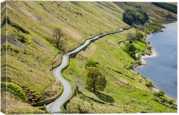 The Road to Mardale Head Canvas Print by Keith Douglas