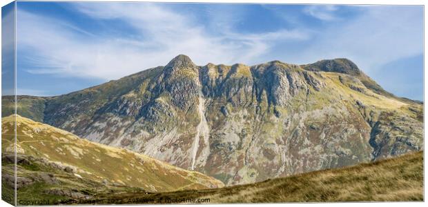 The Langdale Pikes Canvas Print by Keith Douglas