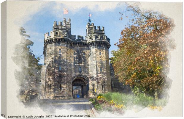 Lancaster Castle Canvas Print by Keith Douglas