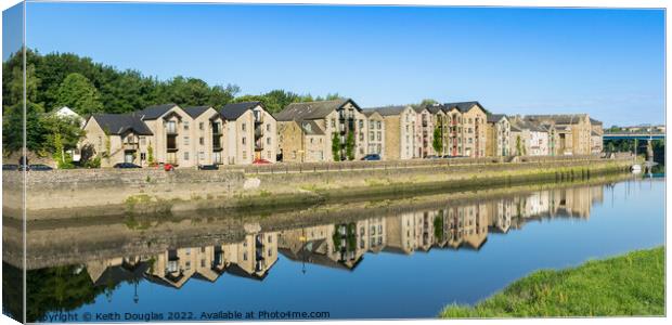 St George's Quay, Lancaster Canvas Print by Keith Douglas