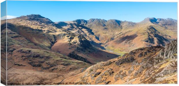 Great Langdale Canvas Print by Keith Douglas