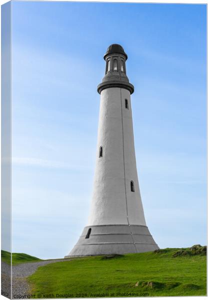 The Hoad Monument, Ulverston (portrait) Canvas Print by Keith Douglas