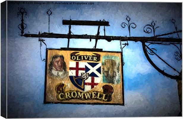 The Oliver Cromwell Canvas Print by Keith Douglas
