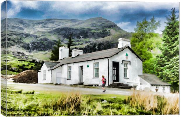 Coniston Youth Hostel Canvas Print by Keith Douglas