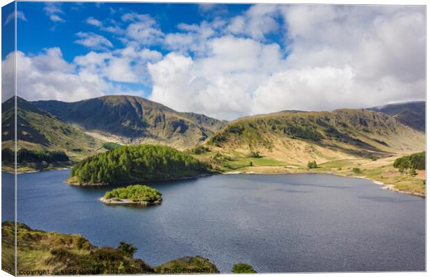Haweswater and Mardale Head Canvas Print by Keith Douglas