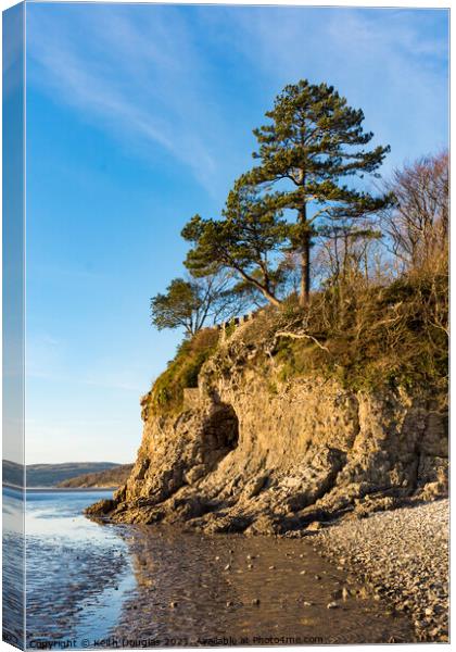 Silverdale Cave Canvas Print by Keith Douglas