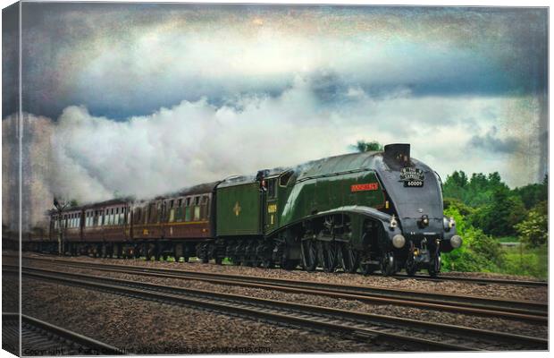 60009 Union of South Africa Steam Engine Canvas Print by Keith Douglas