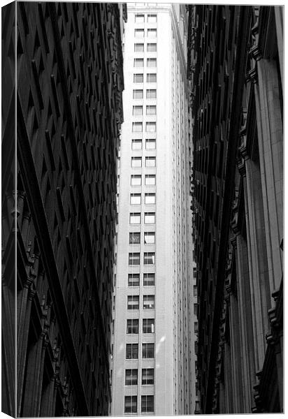New york building contrast Canvas Print by mazza and beksa beksa