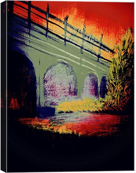 The Bridge Canvas Print by Carmel Fiorentini