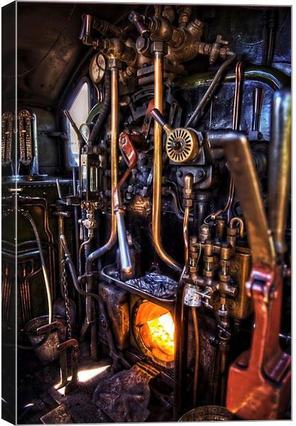What the engine driver saw Canvas Print by matthew  mallett