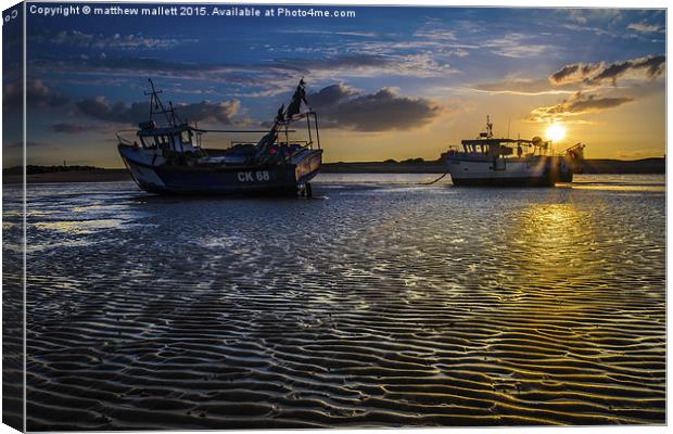  In The Shadow Of The Sun Canvas Print by matthew  mallett