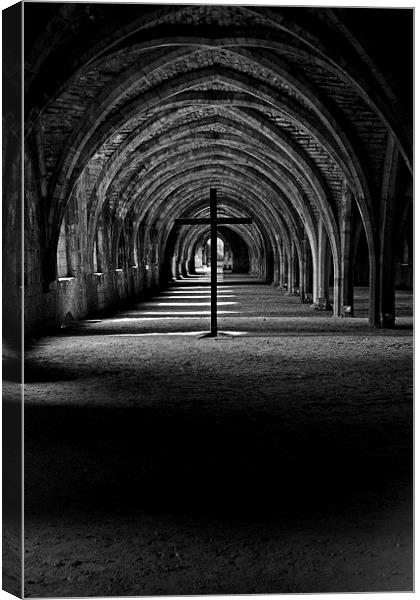 Fountains Abbey, North Yorkshire, UK Canvas Print by Andrew Warhurst