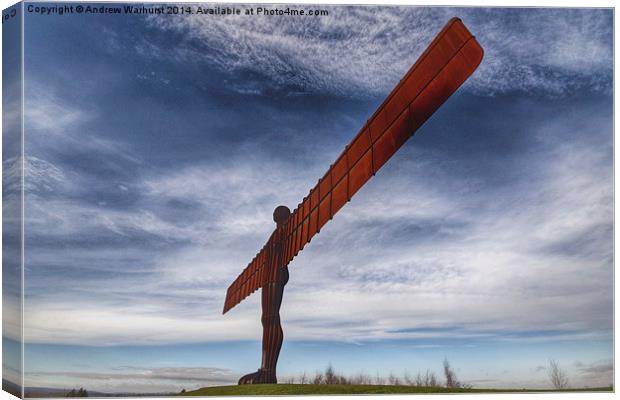 Angel of the North Canvas Print by Andrew Warhurst