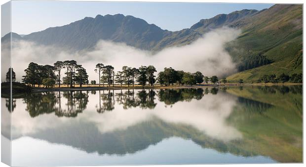 Buttermere Mist Canvas Print by Andy Redhead
