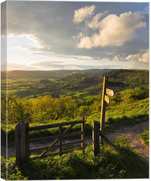 Sutton Bank Canvas Print by Andy Redhead