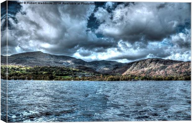 Storm over Coniston Canvas Print by Robert Maddocks