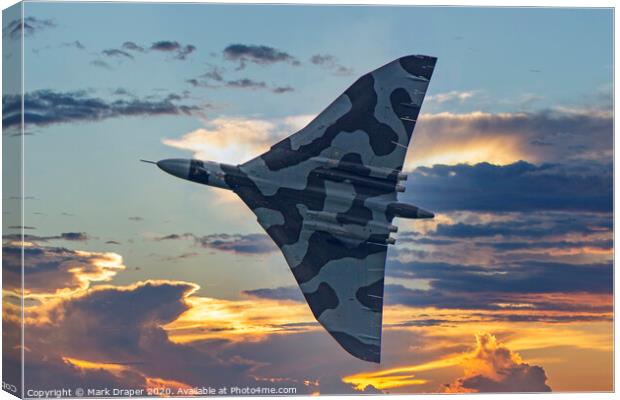 Vulcan after the Sortie Canvas Print by Mark Draper