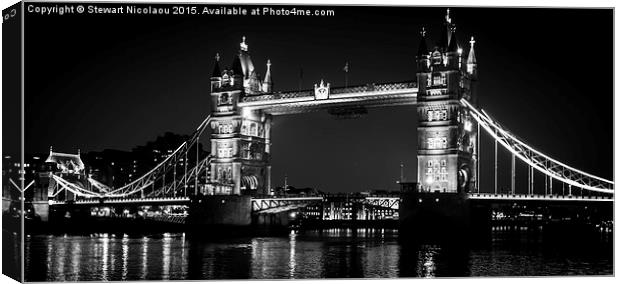 Tower Bridge London Canvas Print by Stewart Nicolaou