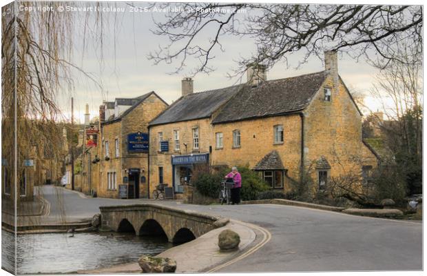 The Venice of the Cotswolds Canvas Print by Stewart Nicolaou