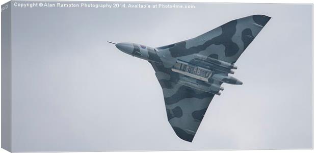  Vulcan To The Sky, bombing run Canvas Print by Alan Rampton Photography