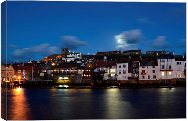  Whitby Harbour Canvas Print by Jason Moss