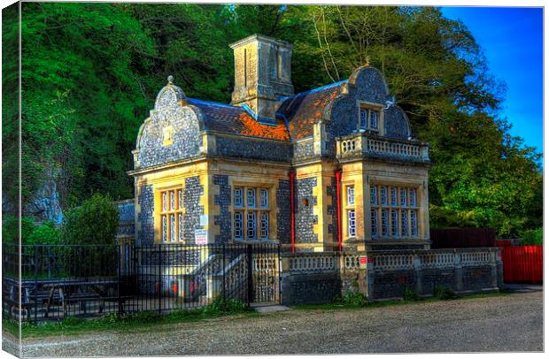 Arundel wetlands tea house Canvas Print by nick wastie