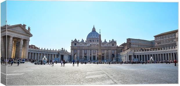  the vatican Canvas Print by nick wastie