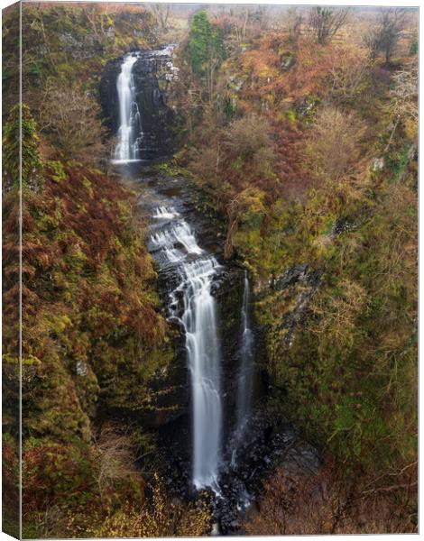 Glenashdale Falls. Canvas Print by Tommy Dickson